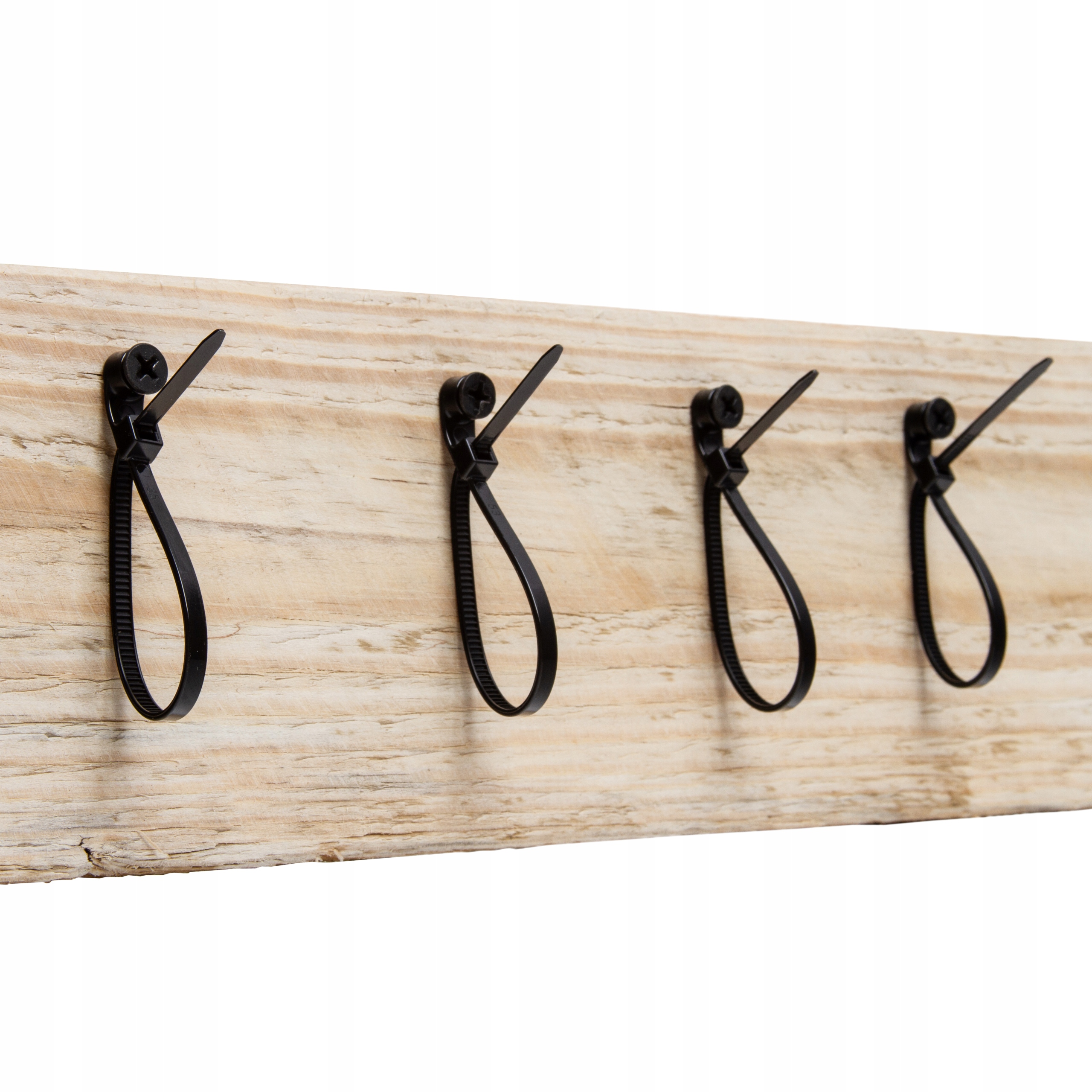 OPASKI KABLOWE ZACISKOWE 4,5x200MM 100 SZT NYLONOWE CZARNE TRYTYTKI UV