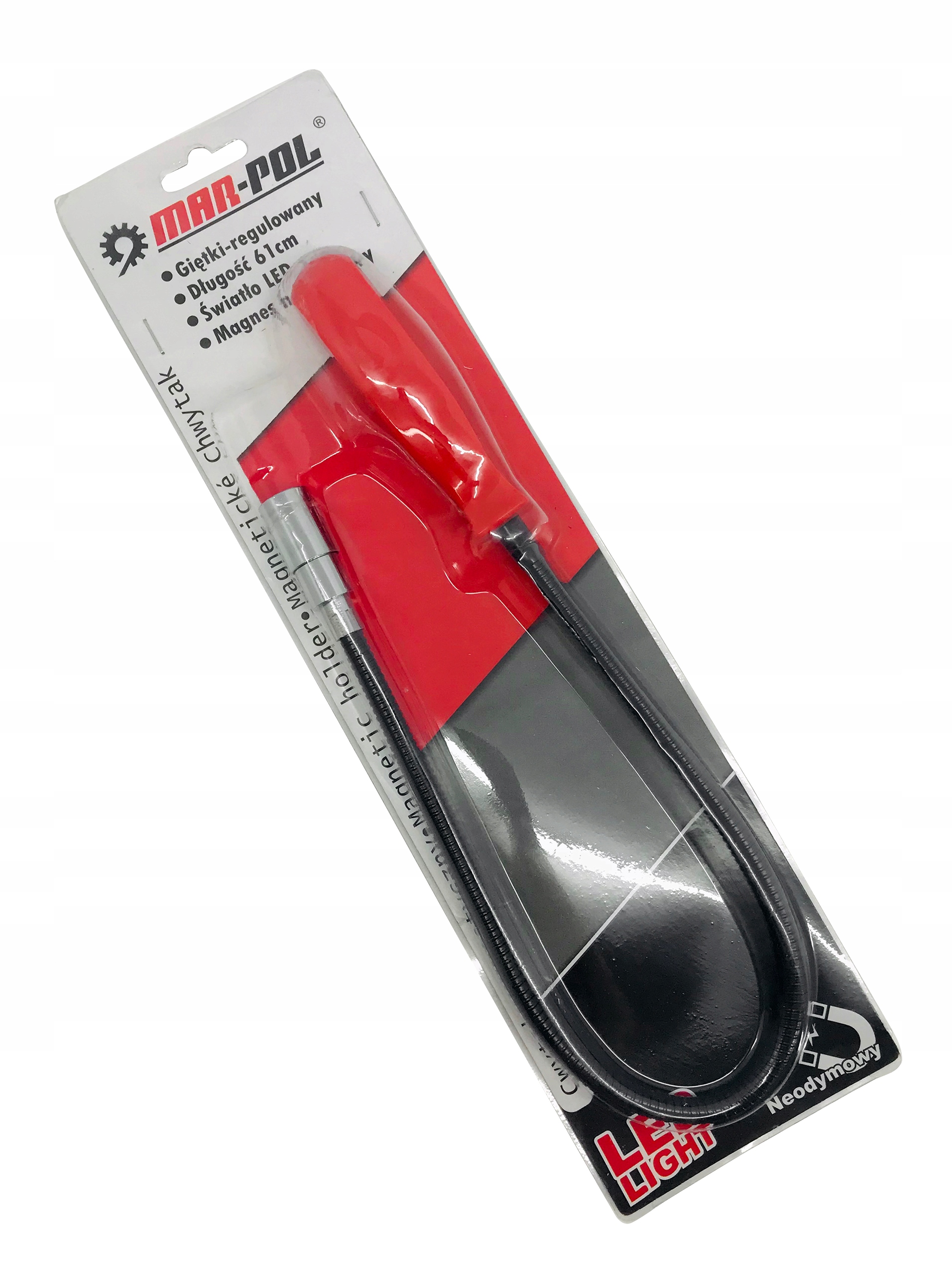 CHWYTAK MAGNETYCZNY GIĘTKI PAZURKOWY NEODYMOWY DO ŚRUB NAKRĘTEK