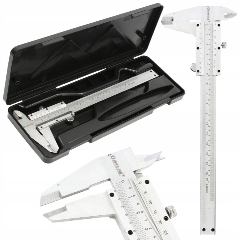 SUWMIARKA ANALOGOWA MAR-POL 150MM 0,05MM STAL NIERDZEWNA + ETUI
