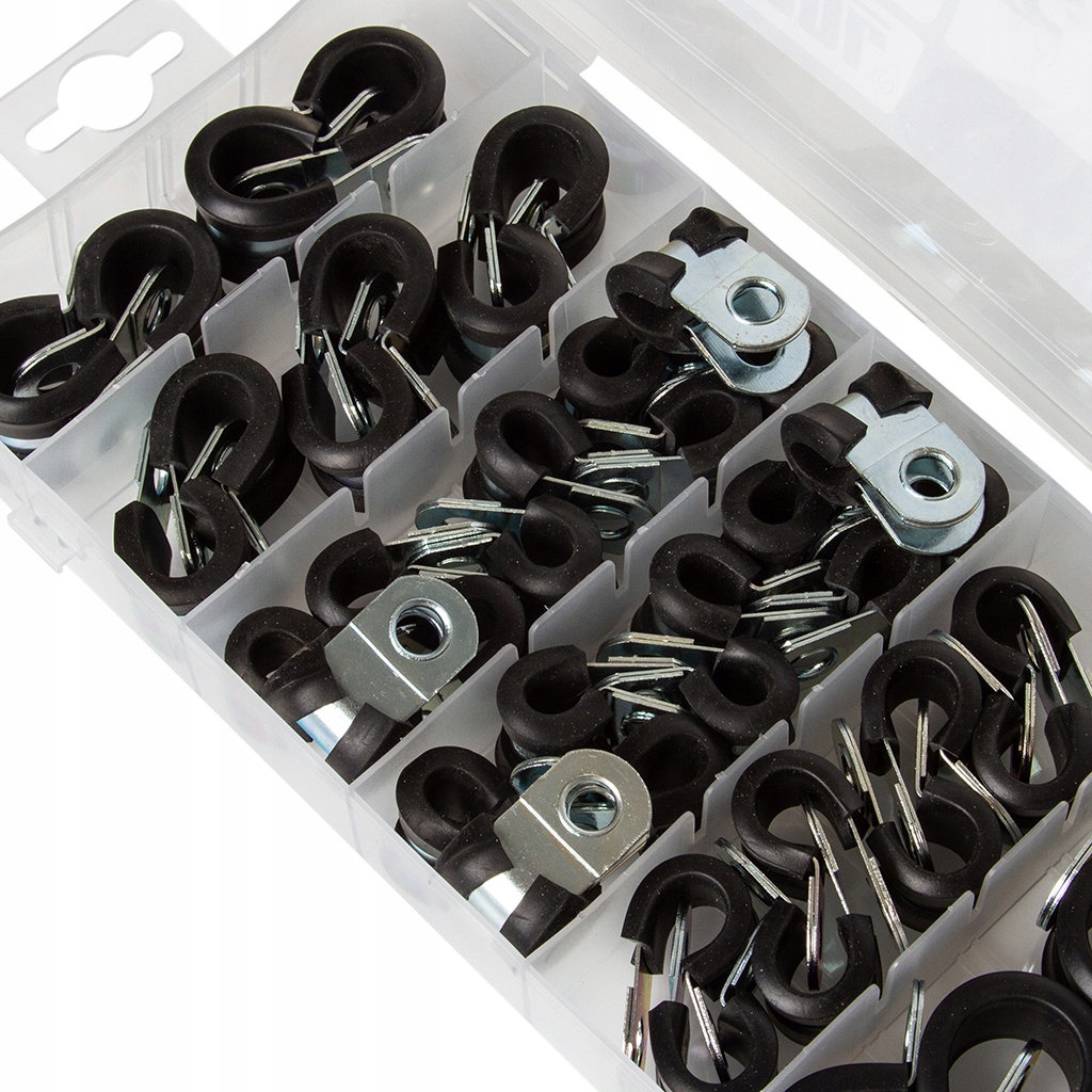 ZESTAW OBEJM MONTAŻOWYCH DO PODWIESZANIA RUR KABLI WĘŻY 42EL UCHWYTY HIT