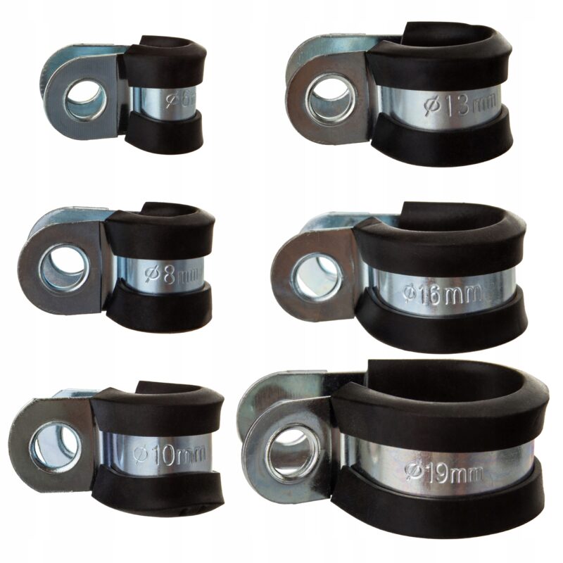 ZESTAW OBEJM MONTAŻOWYCH DO PODWIESZANIA RUR KABLI WĘŻY 42EL UCHWYTY HIT