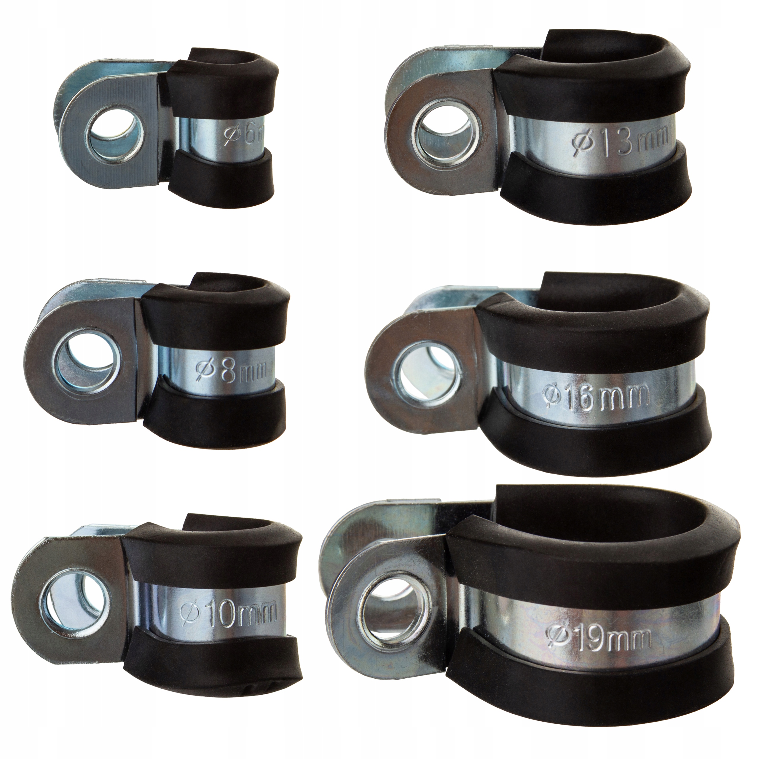 ZESTAW OBEJM MONTAŻOWYCH DO PODWIESZANIA RUR KABLI WĘŻY 42EL UCHWYTY HIT