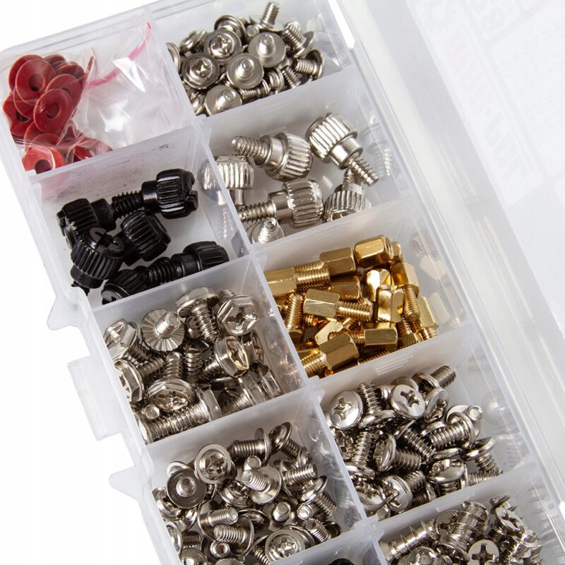 ZESTAW AKCESORIÓW ŚRUB MONTAŻOWYCH DO KOMPUTERA 228EL ŚRUBKI PODKŁADKI