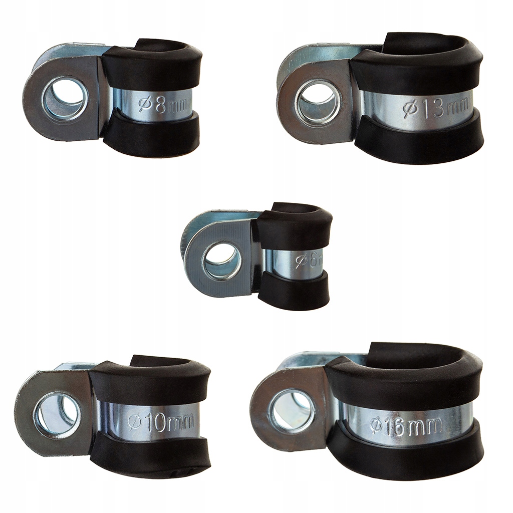 ZESTAW OBEJM MONTAŻOWYCH DO PODWIESZANIA RUR KABLI WĘŻY 42EL UCHWYTY HIT