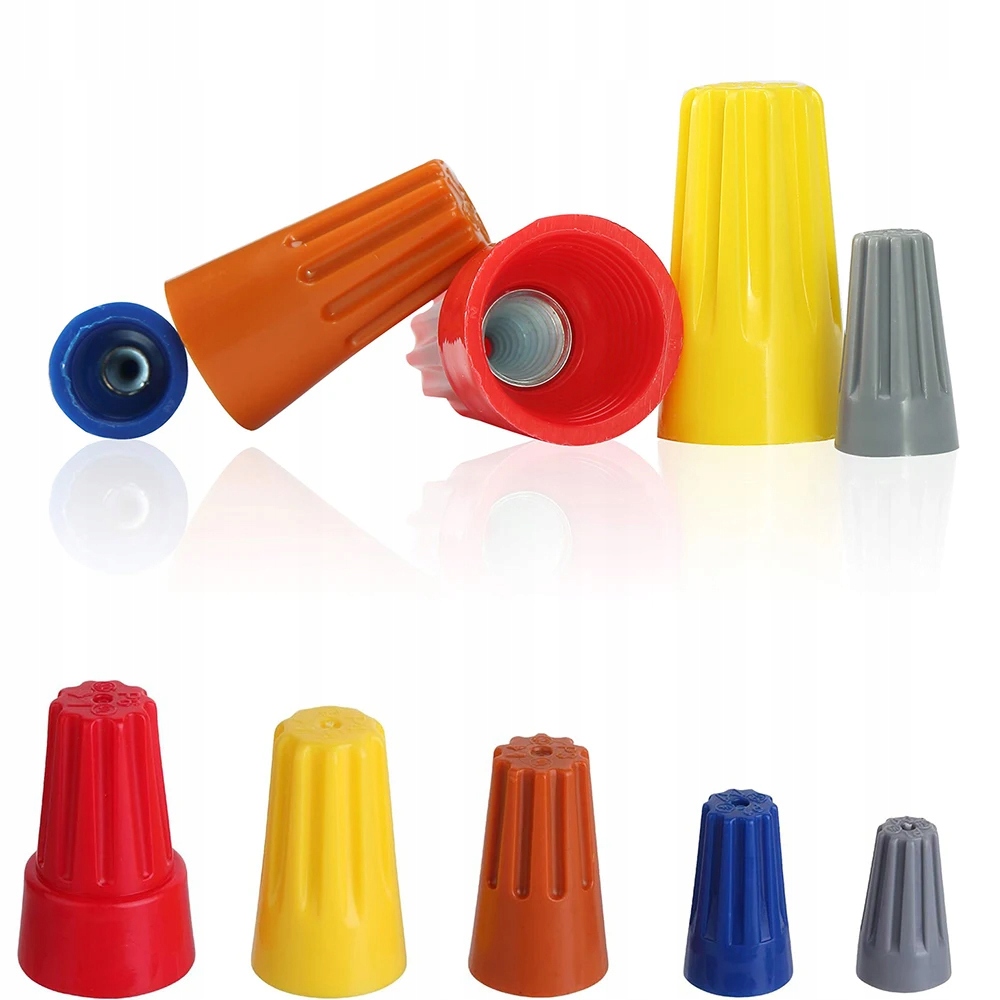 ZESTAW ZŁĄCZEK KABLOWYCH SKRĘTNYCH 158EL ELEKTRYCZNE KONEKTORY IZOLACJA