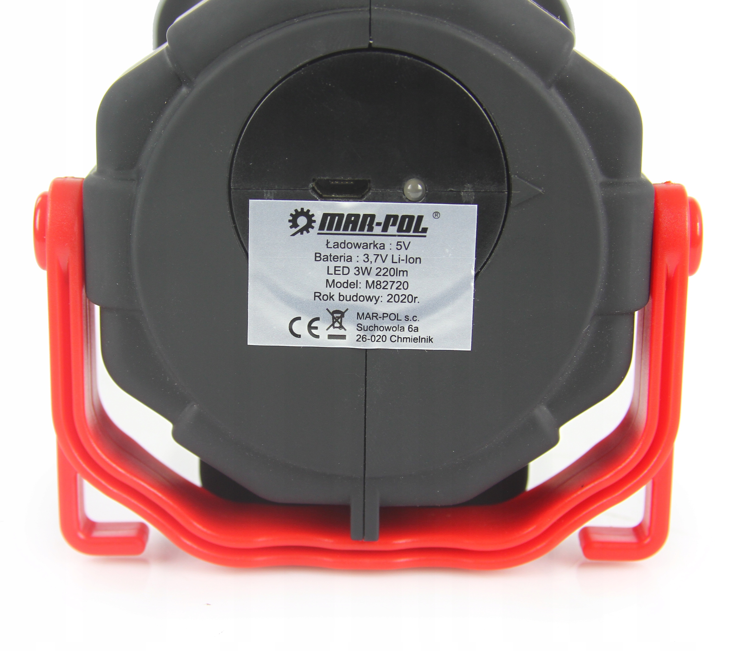 LATARKA AKUMULATOROWA LED USB SZPERACZ MOCNY