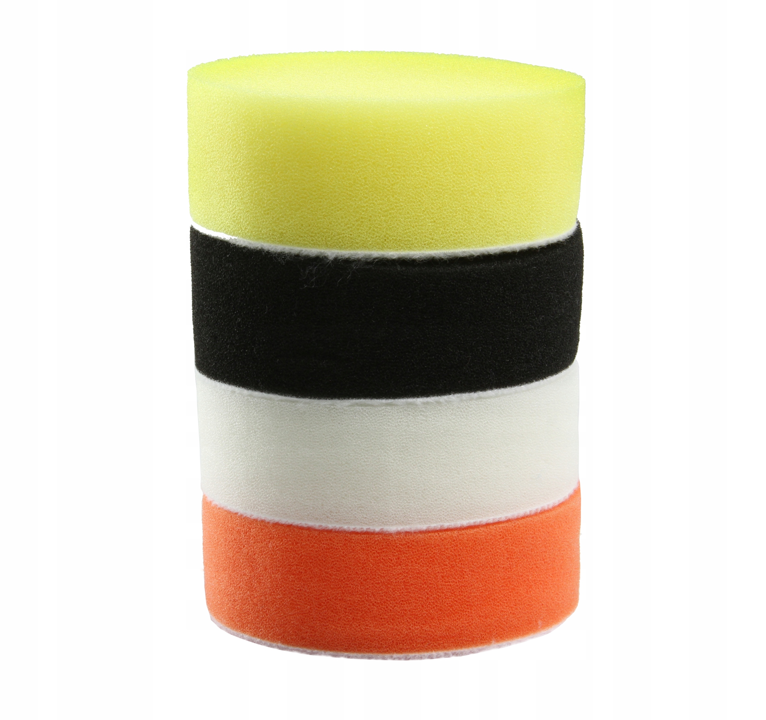 PADY POLERSKIE GĄBKI ZESTAW 11el 80mm NA WIERTARKĘ POLEROWANIE AUTA