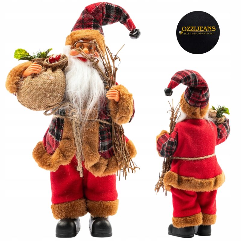 ŚWIĘTY MIKOŁAJ FIGURKA OZDOBA ŚWIĄTECZNA BOŻE NARODZENIE DEKORACJA PREZENT