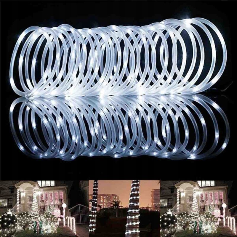 WĄŻ ŚWIETLNY LED LAMPKI CHOINKOWE ZEWNĘTRZNY MOCNY 1200 LED 50m 