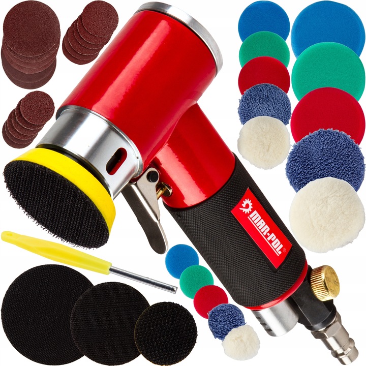 Szlifierka pneumatyczna mimośrodowa orbitalna do polerowania 75mm