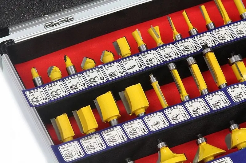 FREZY KSZTAŁTOWE ŁOŻYSKOWANE DO DREWNA 35EL TRZPIEŃ 8MM ZESTAW WLEP GRATIS