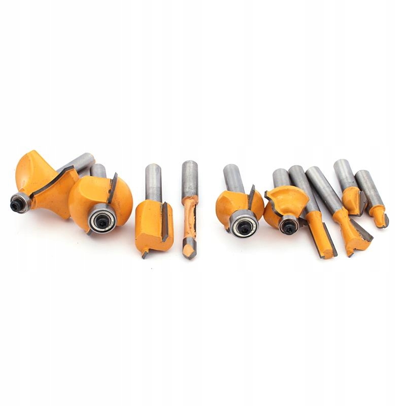 FREZY KSZTAŁTOWE ŁOŻYSKOWANE DO DREWNA 35EL TRZPIEŃ 8MM ZESTAW WLEP GRATIS