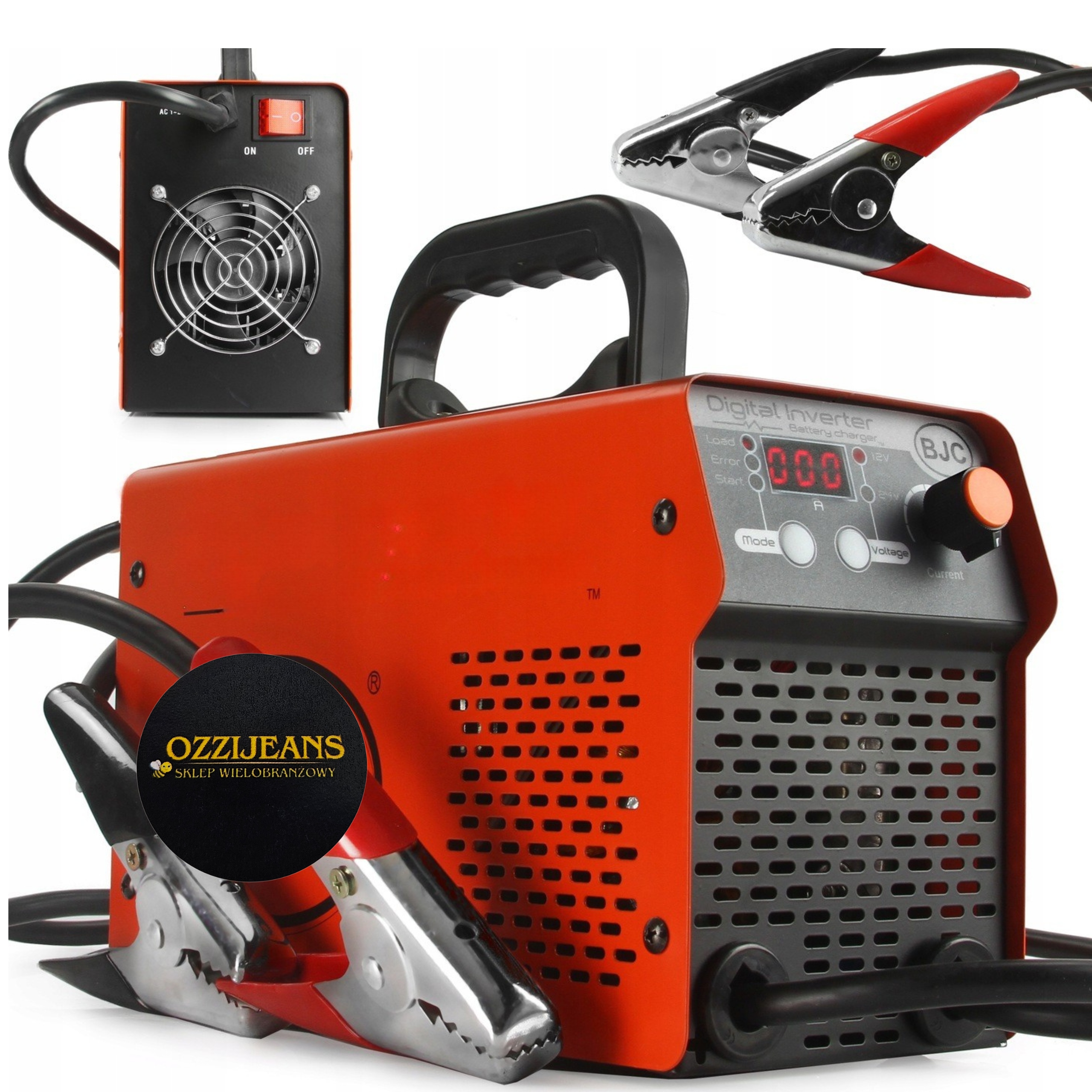 ŁADOWARKA AKUMULATORA BJC PROSTOWNIK INWERTEROWY Z ROZRUCHEM 400A 12V 24V