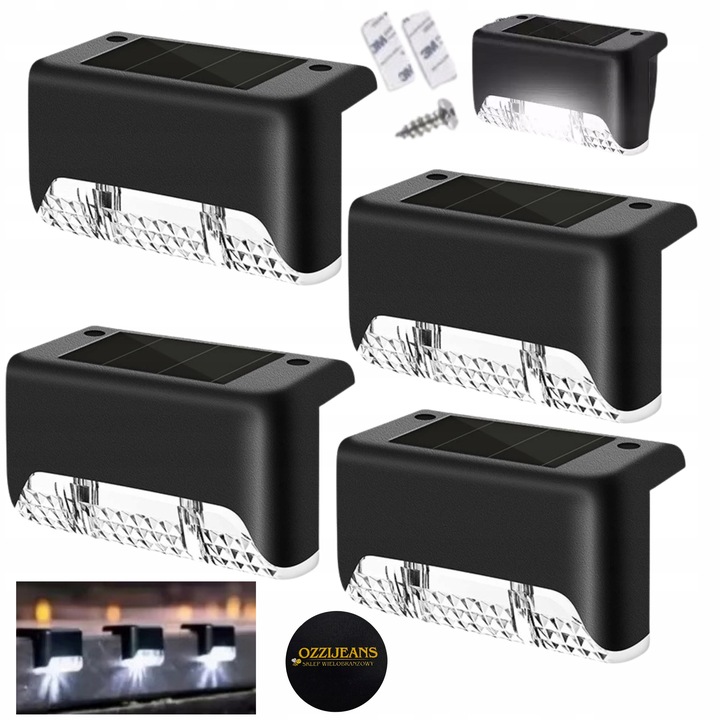 4x Kinkiet Lampa Led Zewnętrzny Ścienna Czujnik Ruchu Zewnętrzna Ogrodowa