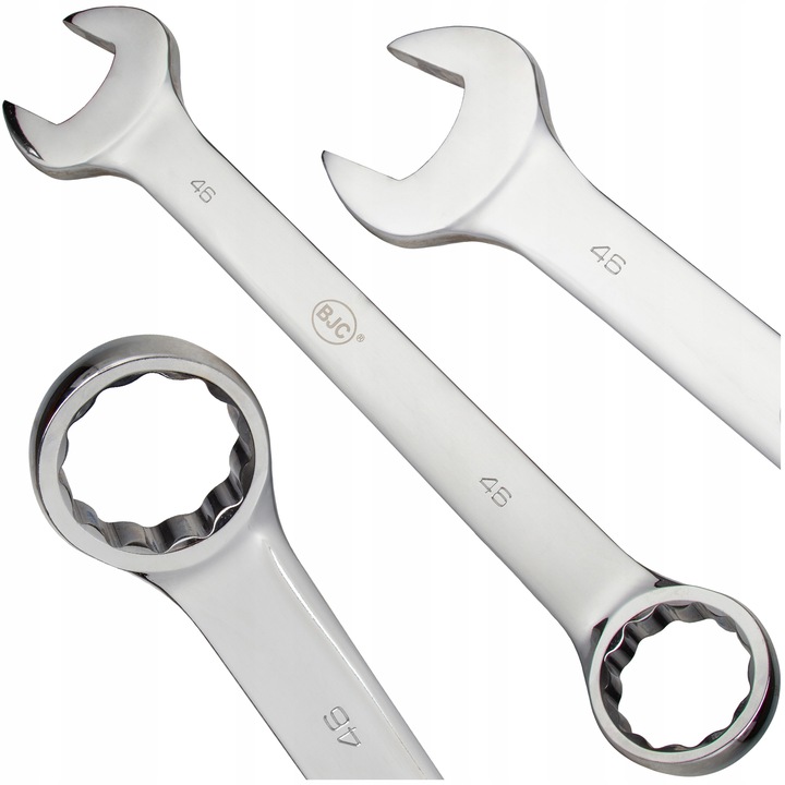 Klucz Płasko Oczkowy 46mm Stal Crv Klucz Płasko-oczkowy Wygięty Do Maszyn