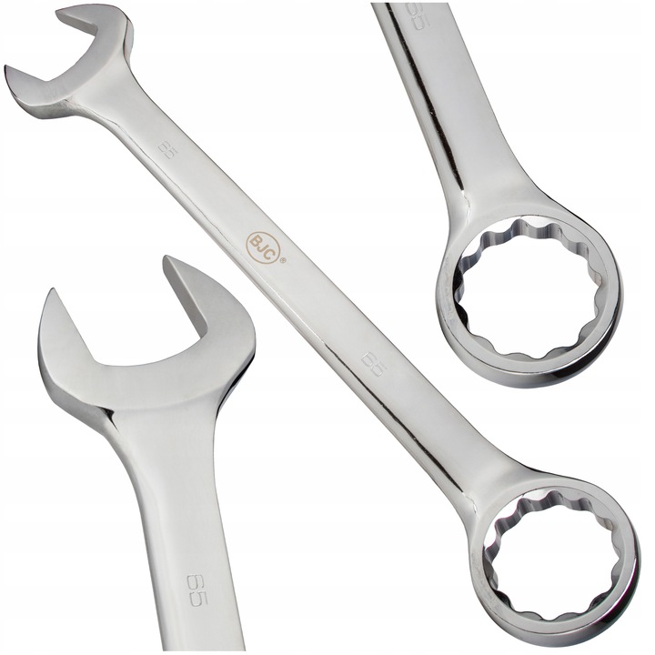 Klucz Płasko Oczkowy 65mm Stal Crv Klucz Płasko-oczkowy Wygięty Do Maszyn