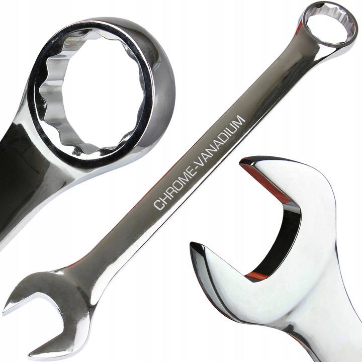 Klucz Oczkowo Płaski 22mm Crv Klucz Płasko-oczkowy Chromowany