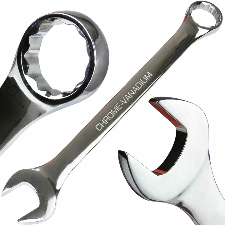 Klucz Oczkowo Płaski 32mm Crv Klucz Płasko-oczkowy Chromowany