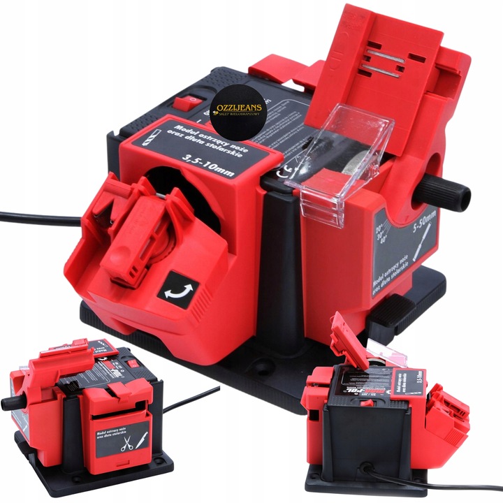 OSTRZAŁKA WIELOFUNKCYJNA 180W 6700RPM DO WIERTEŁ DŁUT NOŻY 230V WLEP GRATIS