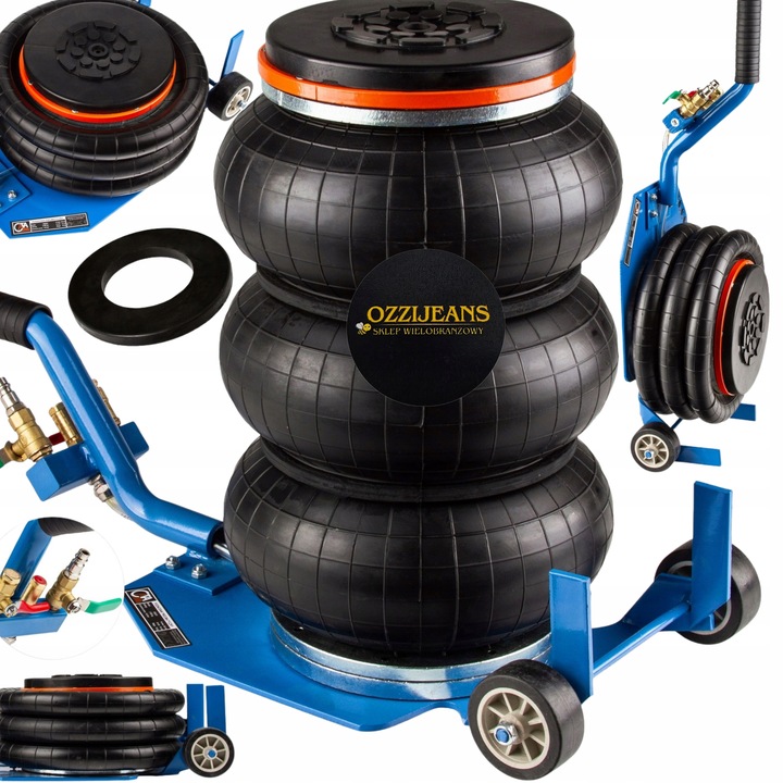 PODNOŚNIK PNEUMATYCZNY BAŁWANEK PODUSZKA 3.5 Tony + GUMA /// LEWAREK żaba