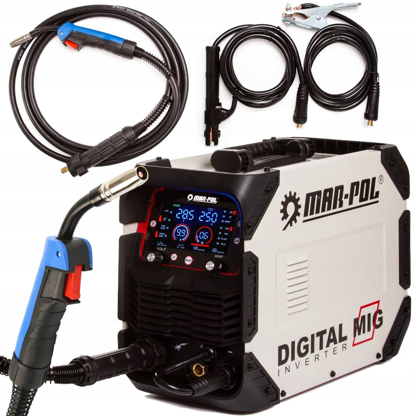 Spawarka Do Aluminium Synergia 250a Inwerterowa Mig Mma Tig Migomat M79368