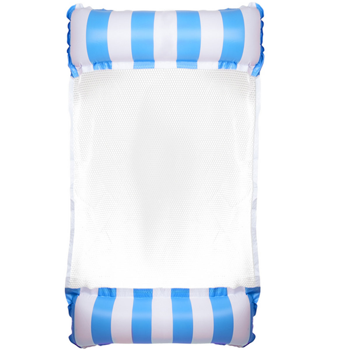 Fotel Dmuchany Z Oparciem Materac Do Pływania Leżak Do Wody 122x86cm Sofa - obrazek 4