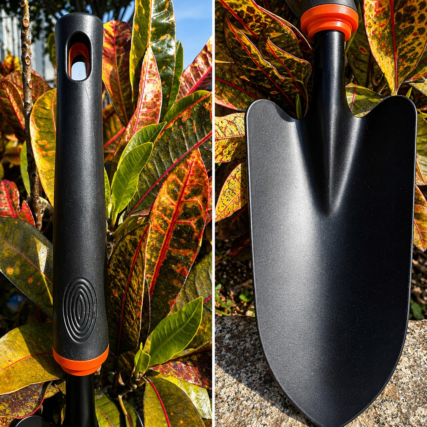 Łopatka Ogrodowa Metalowa Szeroka Do Przesadzania Sadzenia Roślin 31 Cm - obrazek 2