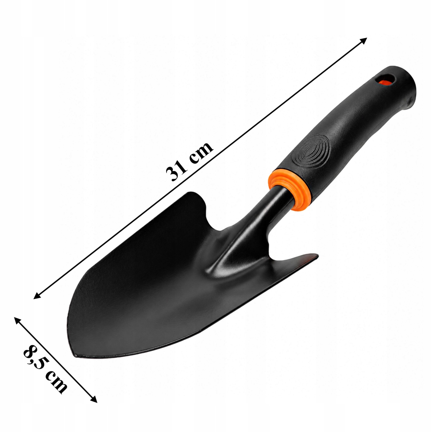 Łopatka Ogrodowa Metalowa Szeroka Do Przesadzania Sadzenia Roślin 31 Cm - obrazek 3