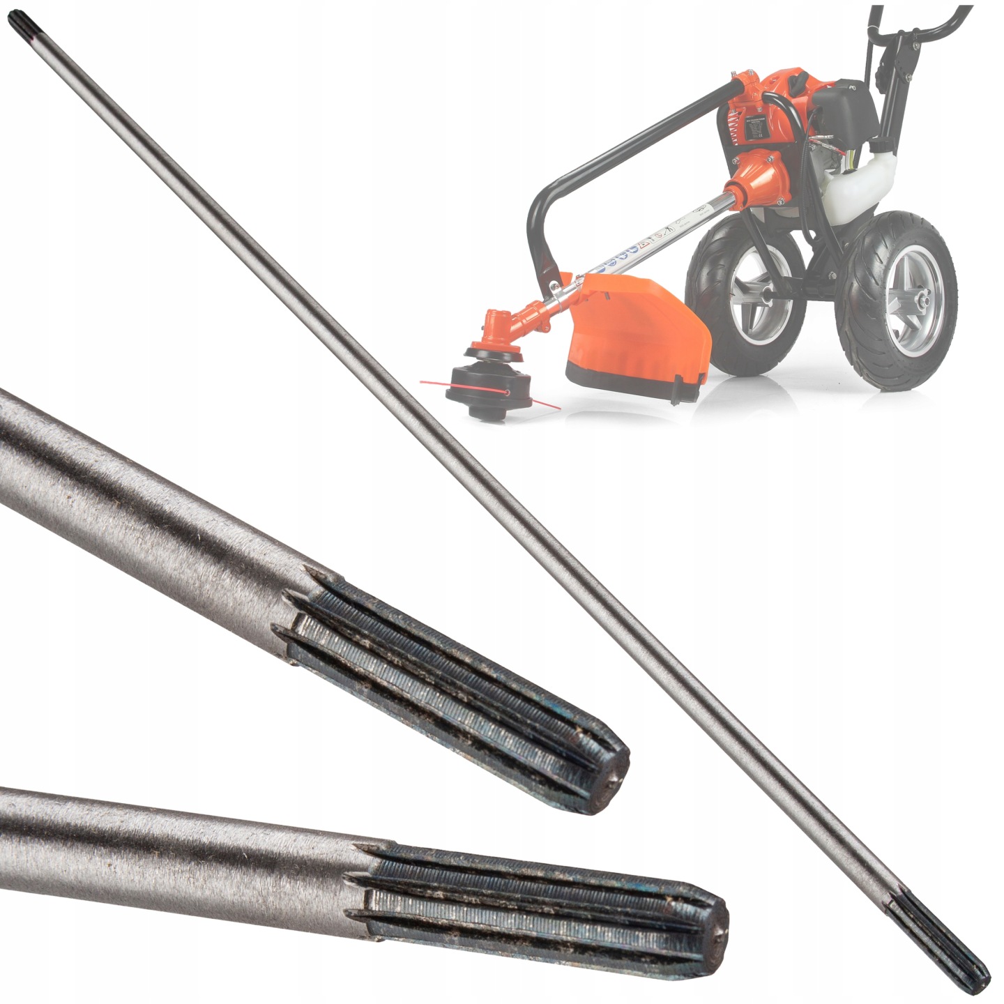 Wałek Napędowy Oś Wał 9f 8mm 53cm Do Kosy Na Kołach M83107 Do Handy Tmk52k - obrazek 4