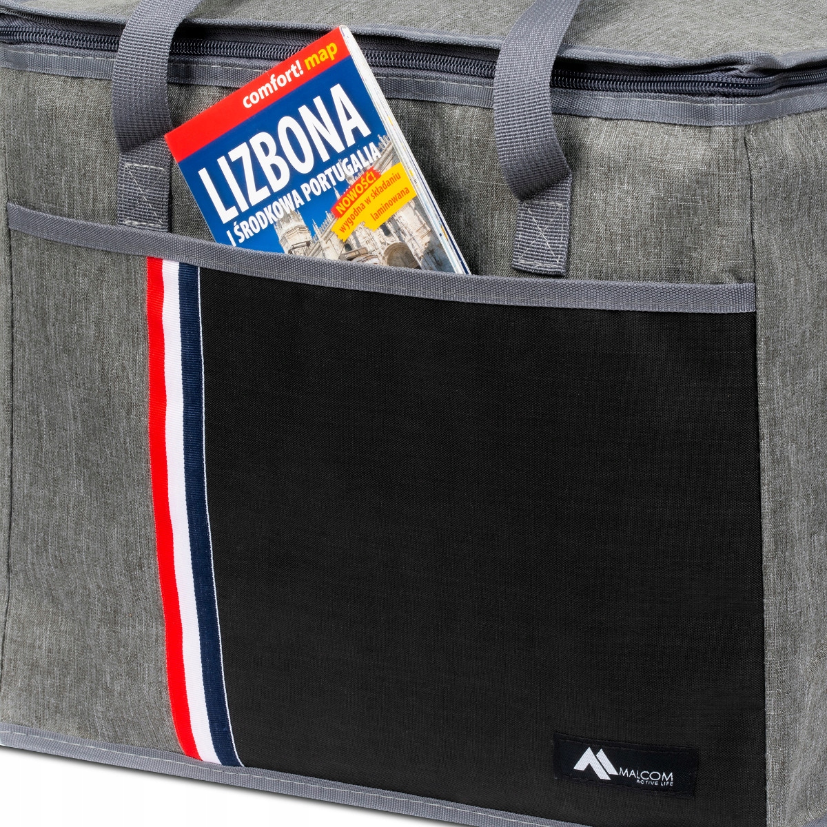 Torba Termiczna Turystyczna Termoizolacyjna Plażowa Piknikowa Kieszonka 30l - obrazek 2