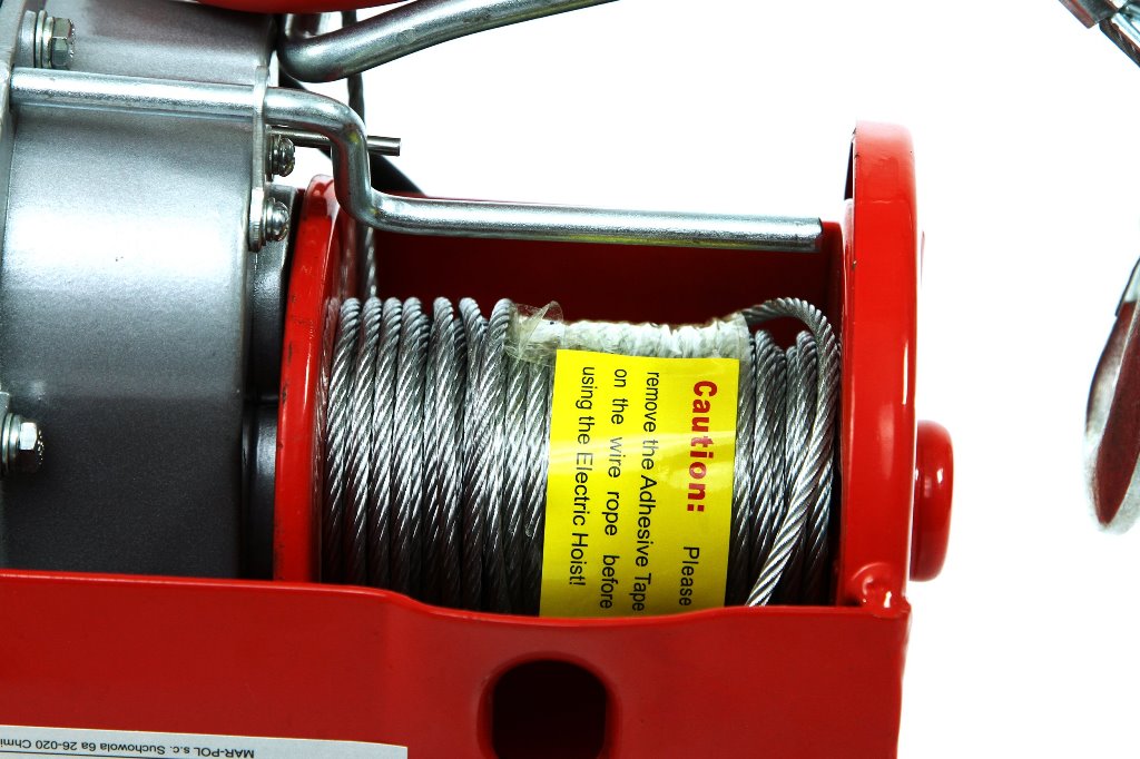 Wciągarka Wyciągarka Elektryczna Linowa 600kg 230v Budowlana Wysięgnik - obrazek 3