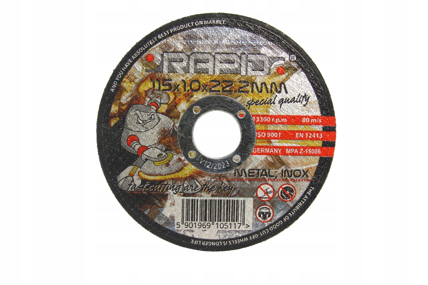 50 Szt. Tarcza Tarcze Do Cięcia Metalu 115 X 1 Mm Do Stali 100% Jakość !