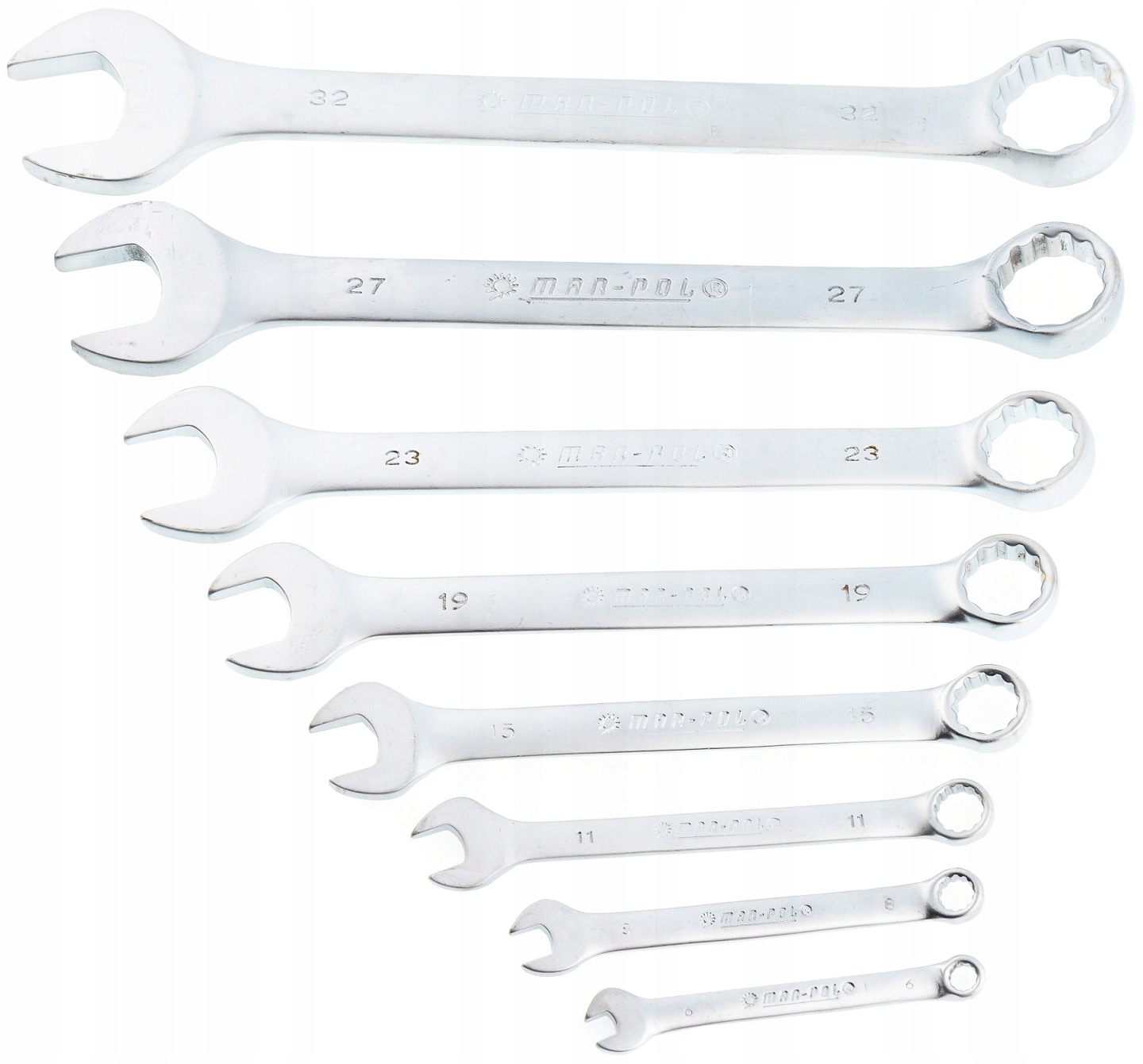 Zestaw Kluczy Na Płachcie Klucze Płasko-oczkowe 6-32mm 25szt. Płaskie +etui - obrazek 2
