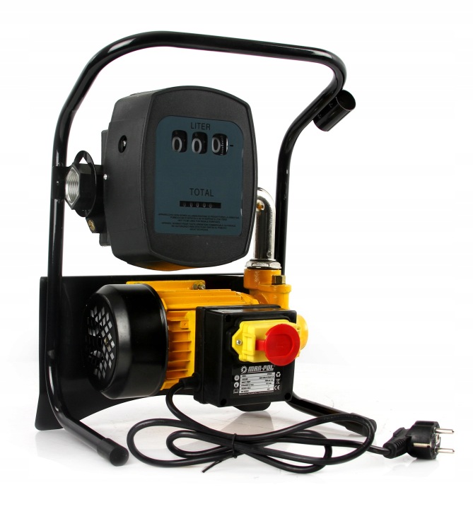 Dystrybutor Paliwa Pompa Pompka Oleju Ropy Mini Cpn 600w Pistoletem Licznik - obrazek 3