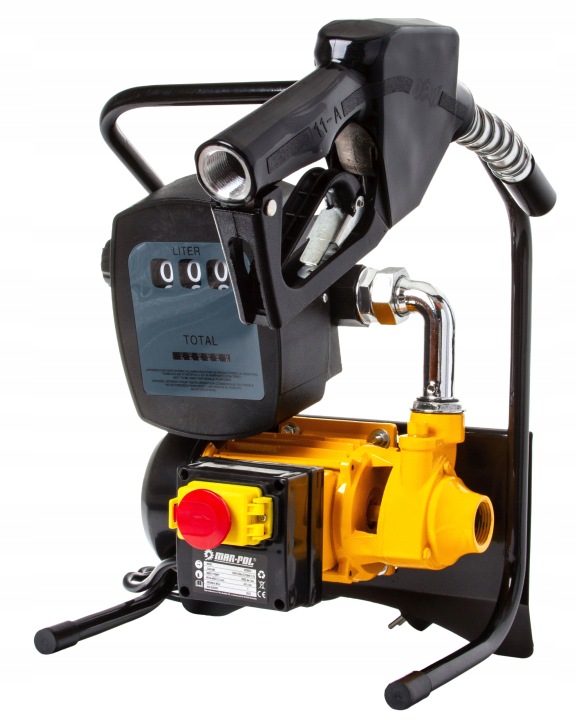 Dystrybutor Paliwa Pompa Pompka Oleju Ropy Mini Cpn 600w Pistoletem Licznik - obrazek 6
