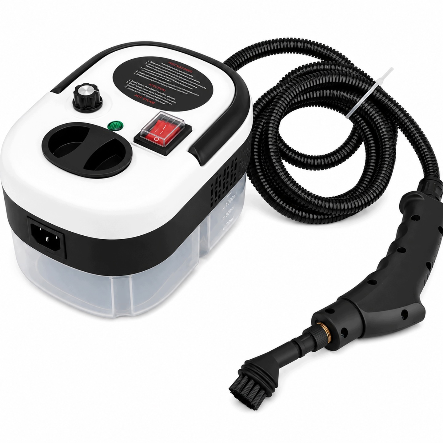 Myjka Parowa Odkurzacz Parowy 2500w 3 Bar 1.2l Uniwersalna Do Czyszczenia - obrazek 5