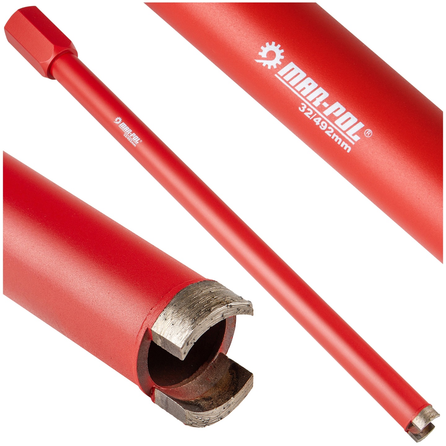Wiertło Koronowe Diamentowe Do Betonu 32m X 492mm Wiertnica Otwornica 1.1/4