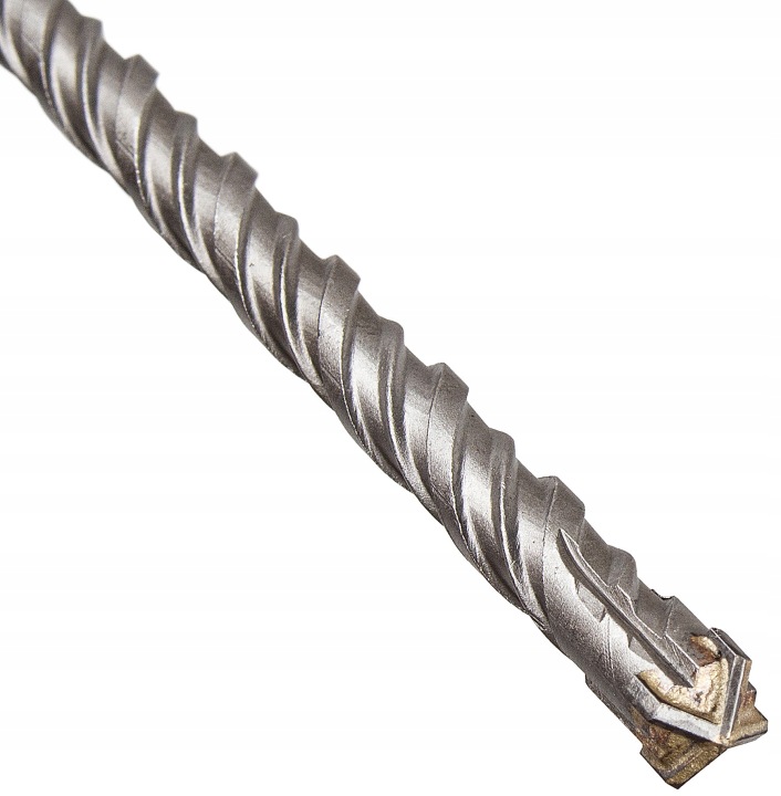 Wiertło Do Betonu Sds-plus 12x1000 Mm Twardy Beton Mur Cegła Mocne Krzyżowe - obrazek 3