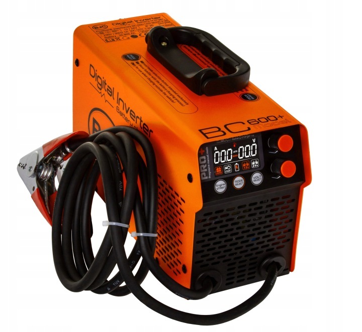Prostownik Inwerterowy Z Rozruchem 600a Digital Inverter Ładowarka Pro - obrazek 3