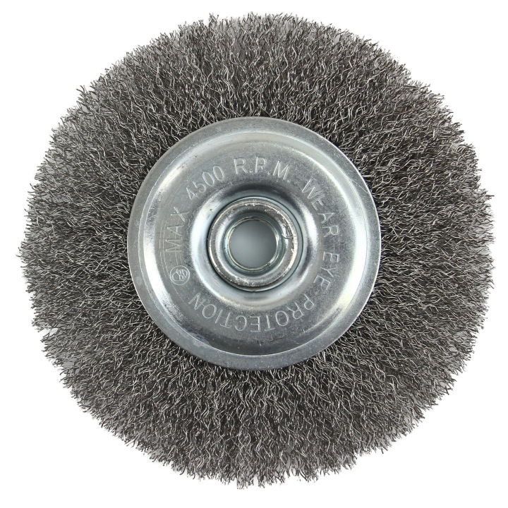 Szczotka Druciana Obrotowa M14 125mm Do Czyszczenia I Szlifowania Metali - obrazek 3