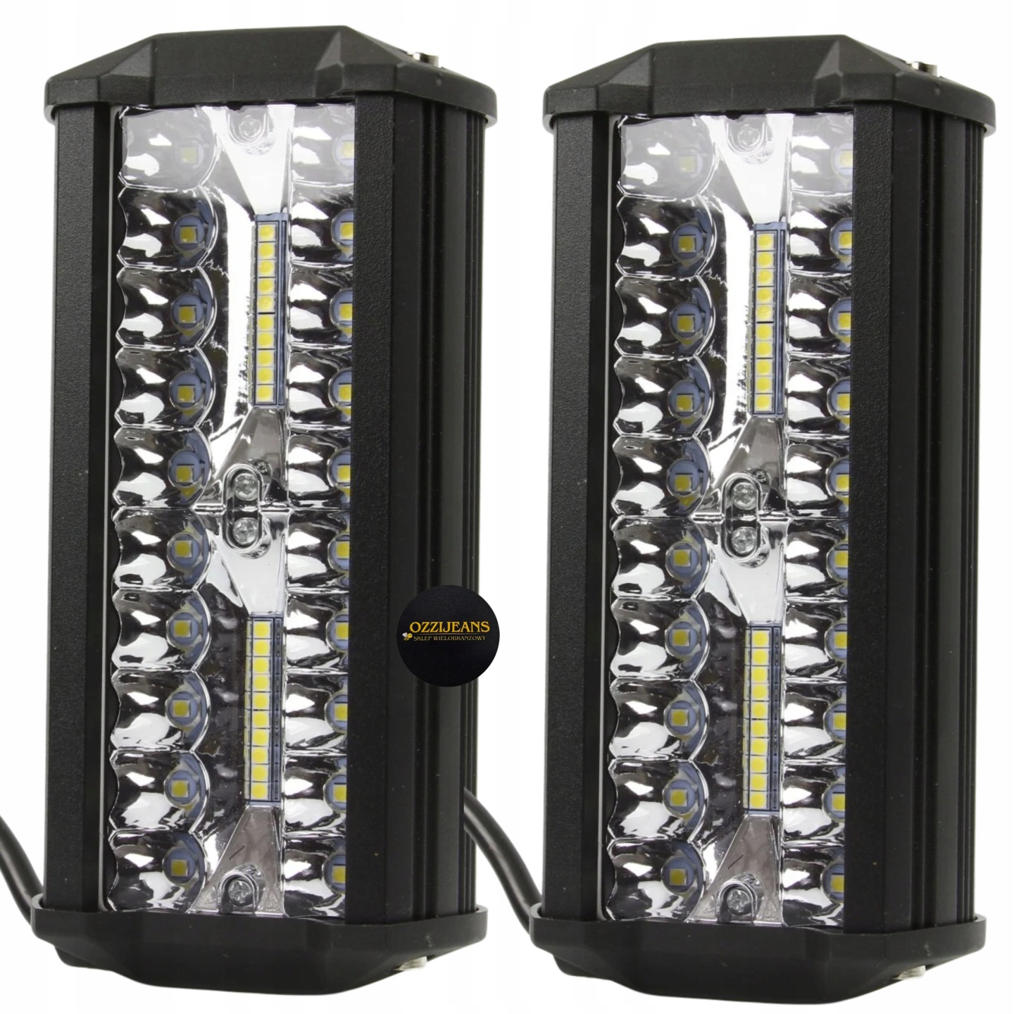 2x Mocna Lampa LED Samochodowa Robocza Szkło Hartowane Halogen 120w 12v/24v - obrazek 5