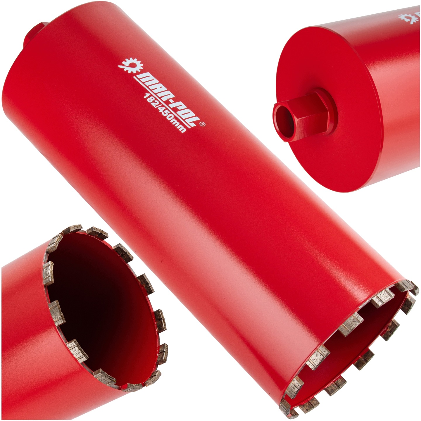 Wiertło Koronowe Diamentowe Do Betonu 182 X 450mm Wiertnica Otwornica - obrazek 5