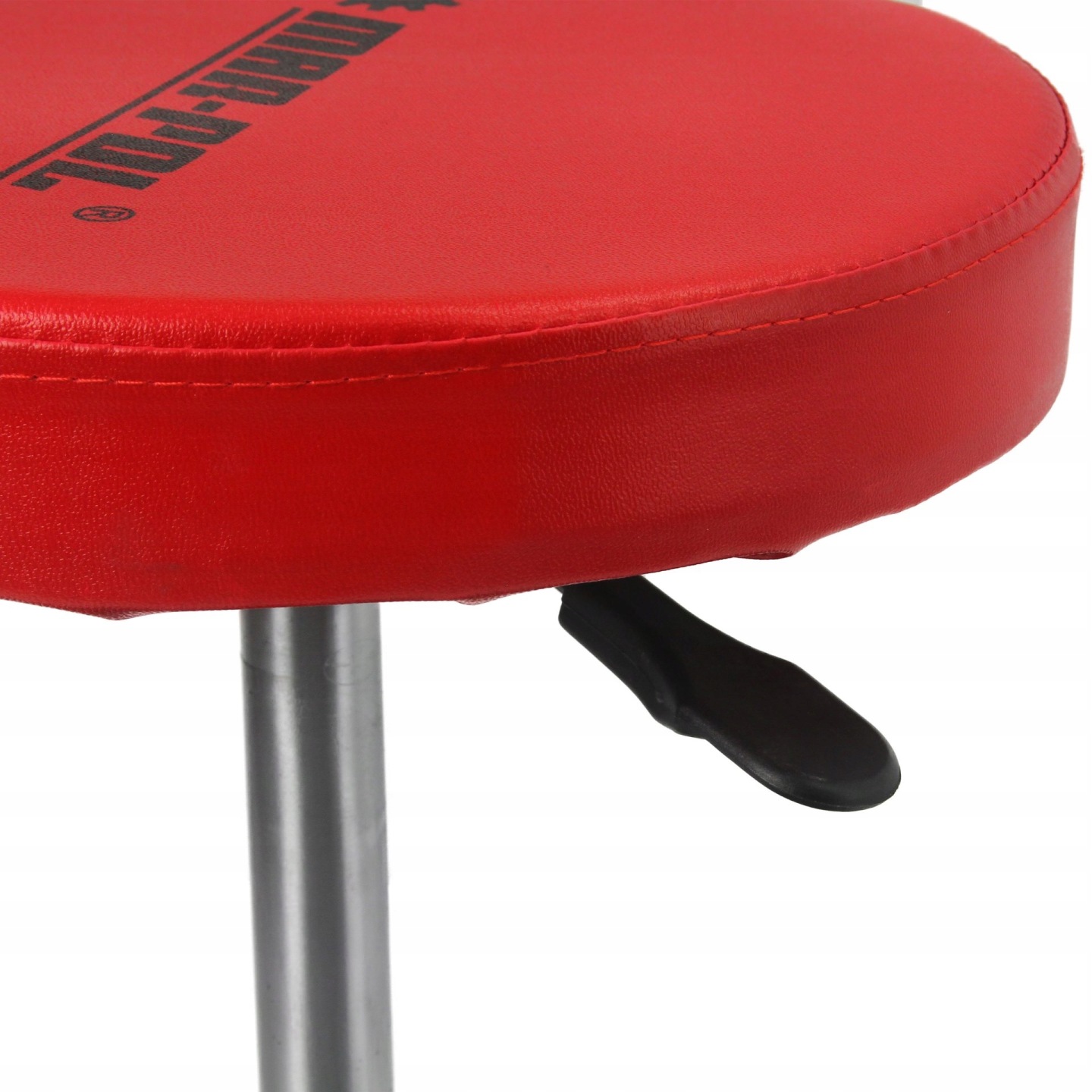 Taboret Warsztatowy Stołek Obrotowy Siedzisko Z Półką 5x Kółka 136kg Trwały - obrazek 6